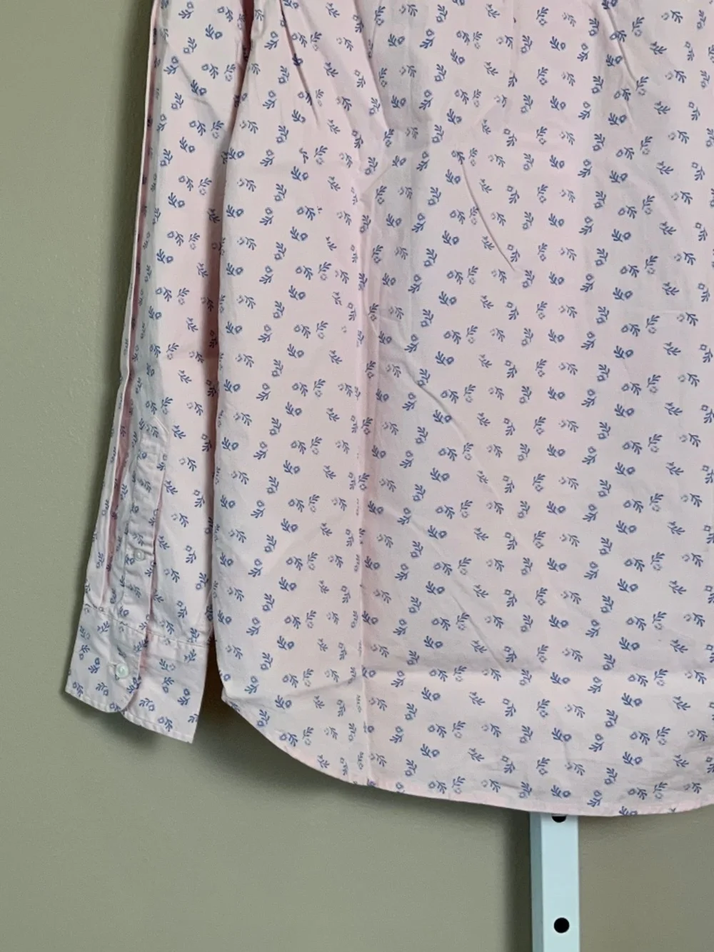 J. Crew Classic Stretch Secret Wash Button Down Shirt in Pink Branches